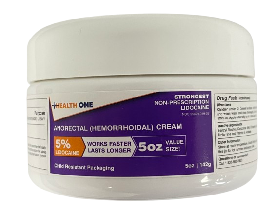 Anorectal (Hemorrhoidal) Cream – Jar 5 oz