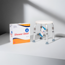 Adjustable Shower Stool – Lightweight Corrosion-Proof and Comfortable