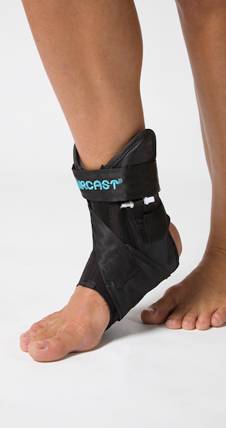 The Aircast AirLift PTTD Ankle Support Brace in Large for the Left foot