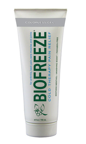 Biofreeze Professional 4oz Tube - Dye-Free Version