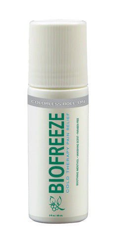 Biofreeze Professional 3oz Roll-On - Dye-Free Version