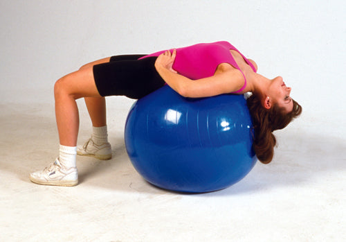 "12” Inflatable PT Ball - Blue for Physical Therapy and Exercise