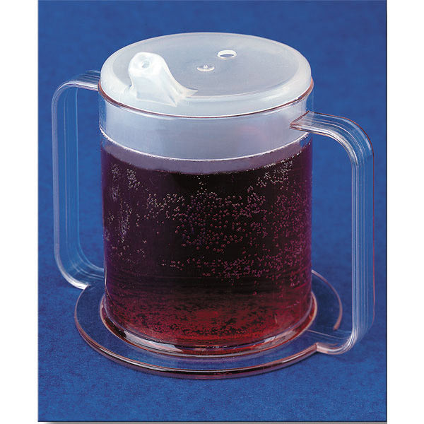 Double-Handled Mug with Lid - Versatile and Convenient Design