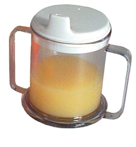 Double-Handled Mug with Lid - Versatile and Convenient Design