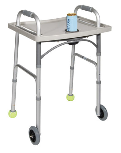 Drive Universal Walker Tray with Cup Holder - Grey