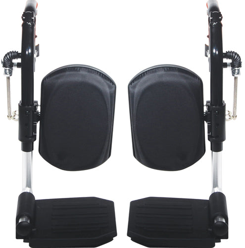 Elevating Legrests – Black Pair, Fits Wheelchair Model 10965D and Similar Models