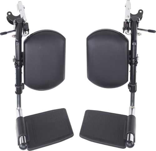 Elevating Legrests – Black Pair, Fits Wheelchair Model 10965D and Similar Models