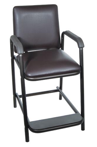 Hip Chair Deluxe (Dark Brown) – Elevated Seat for Easy Sitting and Standing