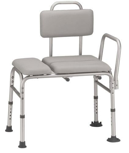 Transfer Bench Padded Kd  Gray