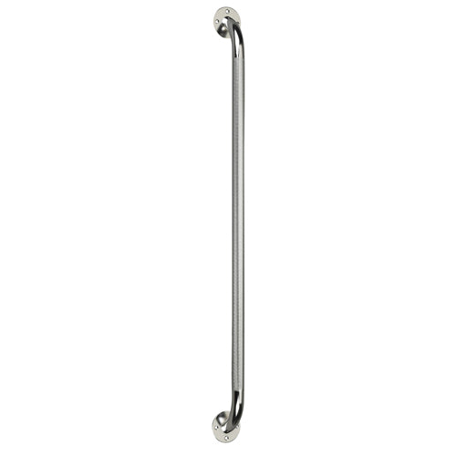 32" Chrome Knurled Grab Bar for Enhanced Bathroom Support and Safety