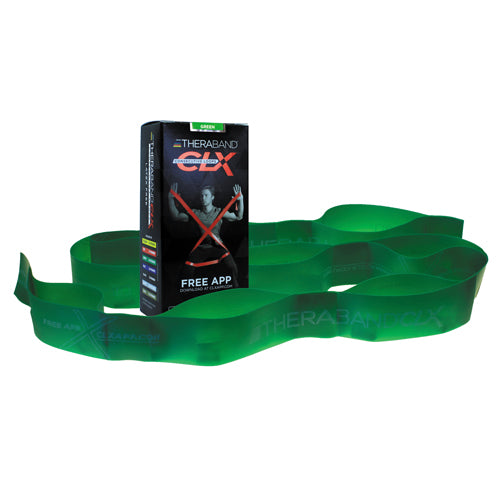 TheraBand Green 5' Consecutive Loop Resistance Band, 9 Loops (Individual)