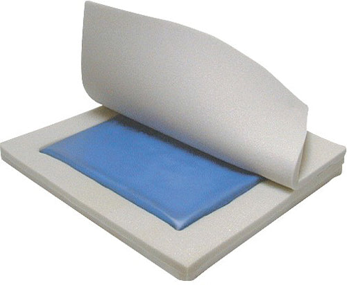 Gel "E" Wheelchair Cushion 18" x 16" x 3" – Pressure Reducing Gel Cushion for Pressure Ulcer Prevention and Comfort