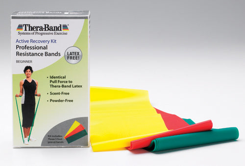 Thera-Band 5' Combo Pack – Light Resistance, Latex-Free