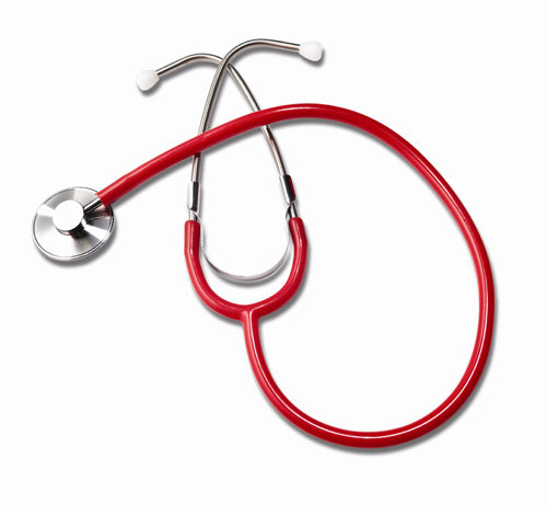 Single-Head Red Stethoscope – Ideal for Nurses with Clear Auscultation and Comfort