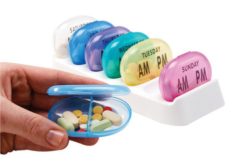 Pocket Med Pack with 7-Day Tray – Convenient and Portable Medication Organizer