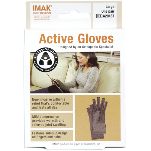 Imak Active Gloves, Large (Pair)