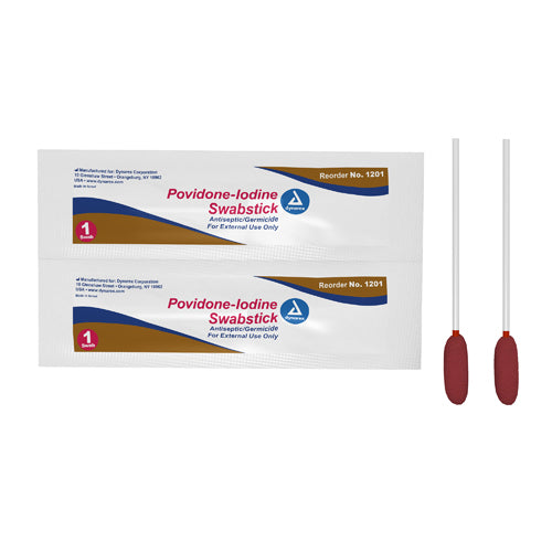 Povidone Iodine Swabstick Bx/50