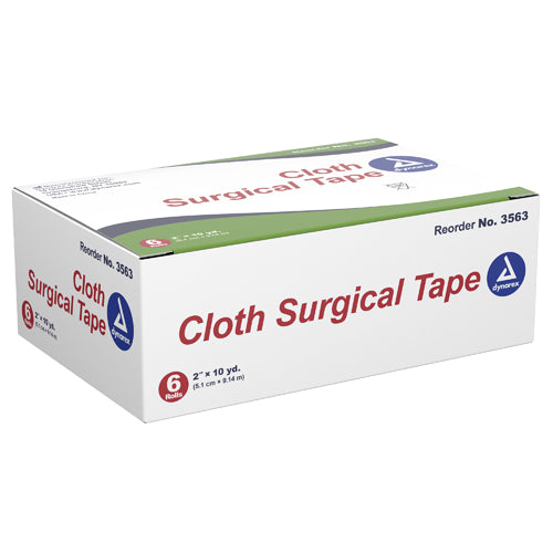 Surgical Silk Cloth Tape – 2" x 10 Yds, Box of 6