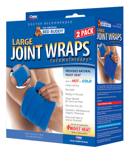 Large Joint Wraps (Pack of 2) – 17" x 6.5" – Hot/Cold Therapy for Joint Pain Relief