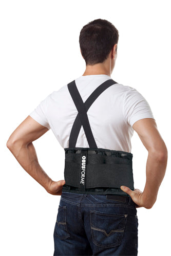 ObusForme Unisex Back Belt fits waist circumferences from 33 to 40 inches