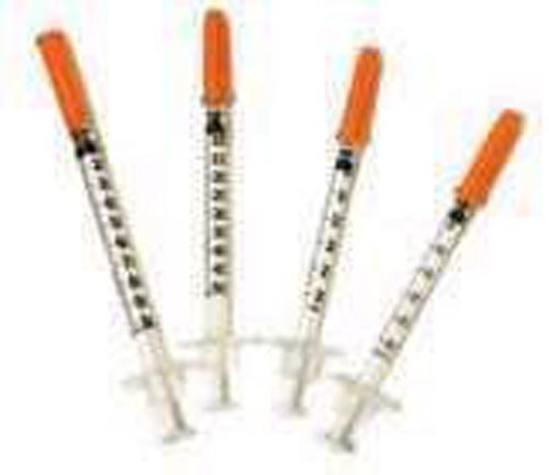 Lo-Dose Insulin Syringe, 3/10cc, 28G x 1/2" - Box of 100