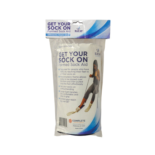 Sock Aid with Foam Handles for Easy Sock Wearing