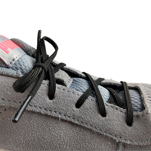 Fit To Be Tied Elastic Shoe Laces - Black 24" (Pair)