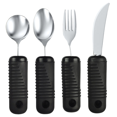 Blue Jay Make Eating Easier Big Grip Utensil Set – Comfortable and Ergonomic for Better Control