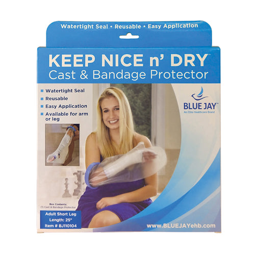 Waterproof Cast & Bandage Protector – Adult Long Leg