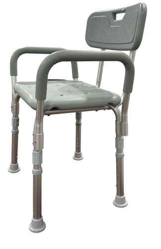 Blue Jay Shower Chair with Padded Arms – Durable and Comfortable