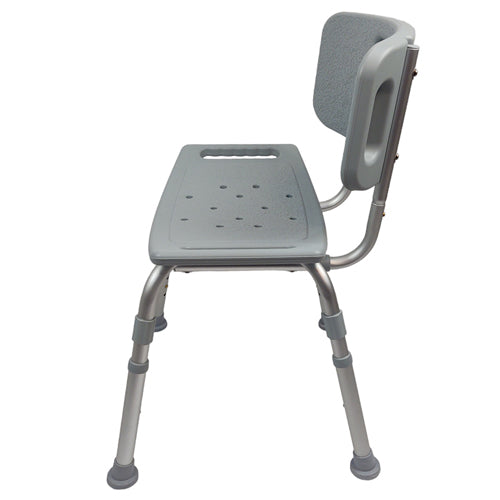 Blue Jay Shower Chair with Back – Sturdy, Comfortable, Adjustable