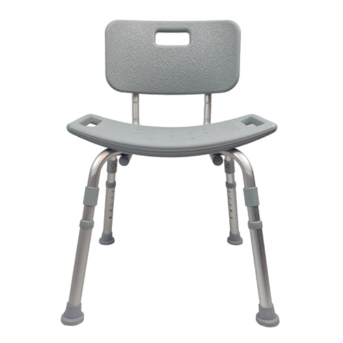 Blue Jay Shower Chair with Back – Sturdy, Comfortable, Adjustable