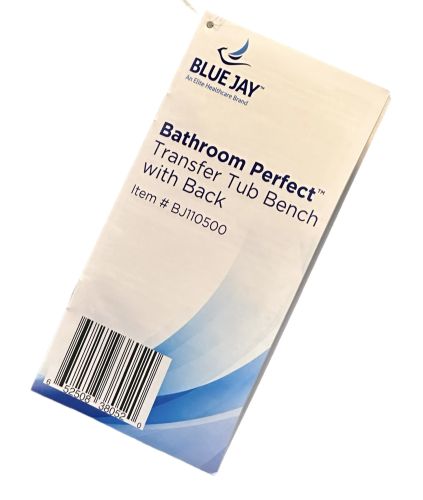 Blue Jay Bathroom Transfer Bench