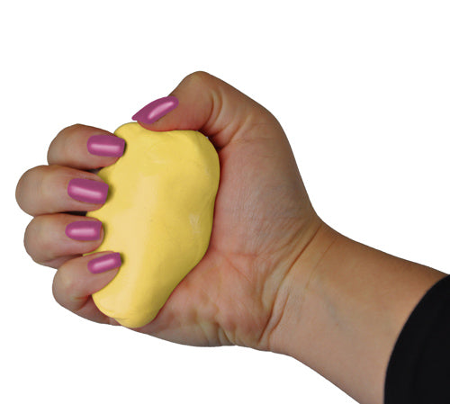 Squeeze 4 Strength 6 oz. Yellow Hand Therapy Putty – X-Soft Resistance