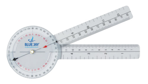 8" Plastic Goniometer – 360° Joint Angle Measurement Tool