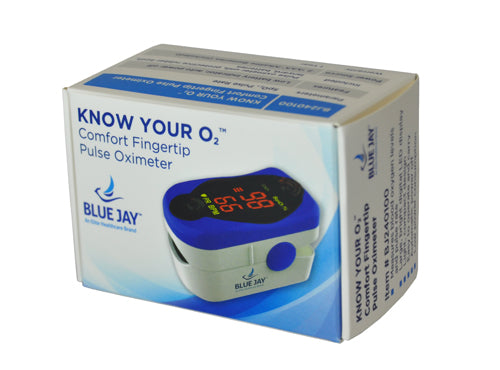 Comfort Finger Tip Pulse Oximeter  Blue Jay Brand