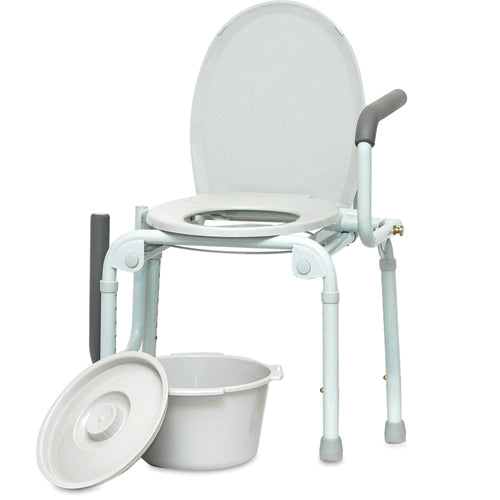 Drop Arm Commode – Easy Transfer & Comfortable Use