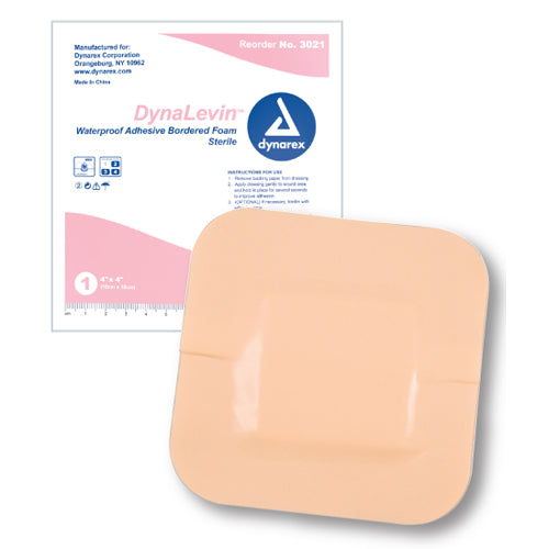 Dynalevin Waterproof Foam Dressing – Bordered Adhesive