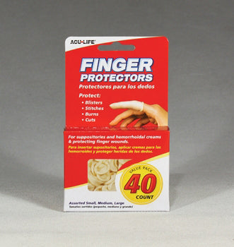 Finger Cots - 40 Pack Assorted for Finger Protection and Comfort