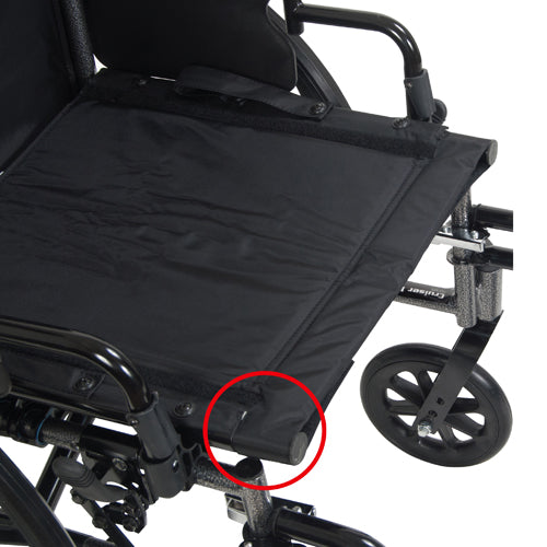 K3 Lightweight Wheelchair 16" with Detachable Desk Arms & Elevating Leg Rests - Cruiser III