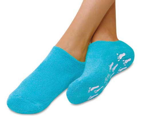 Visco-Gel-Lined Non-Slip Slipper Socks