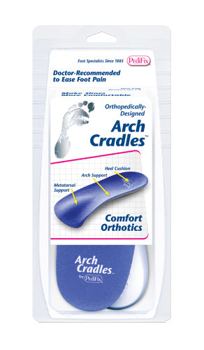 Arch Cradles, Medium (Women's 9-10, Men's 7-8) for Arch Support and Foot Pain Relief