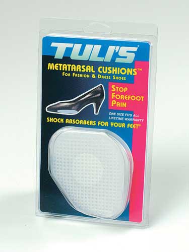 Tuli's Metatarsal Cushions – Pair for Forefoot Pain Relief and Comfort