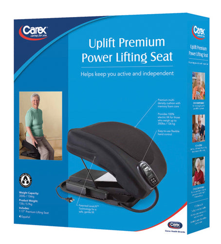 Carex Uplift Premium Power Seat - Electric Lifting Cushion for Safe & Comfortable Transitions