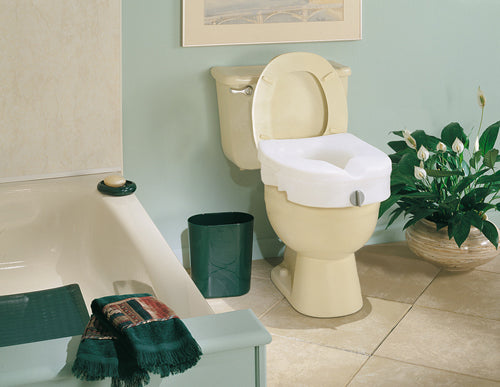 Carex E-Z Lock Raised Toilet Seat