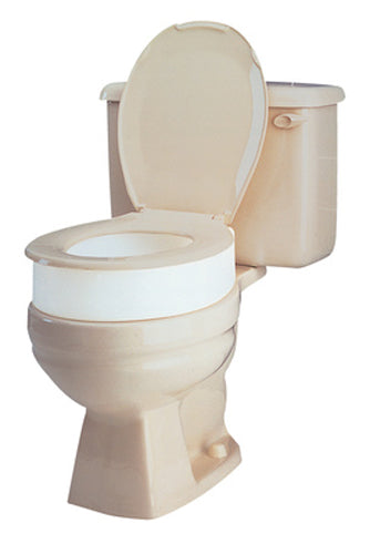 Carex Standard Raised Toilet Seat Elevator for Easy Sitting and Standing