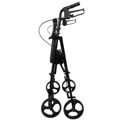 Aluminum Rollator, Height Adjustable - Black