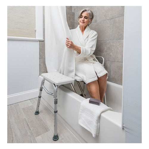 Splash Defense Transfer Bench – Water-Resistant and Stable for Safe Bathing