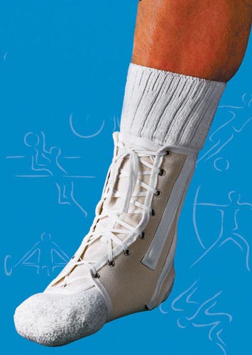 Ankle Splint Lace-up Canvas Small Sportaid