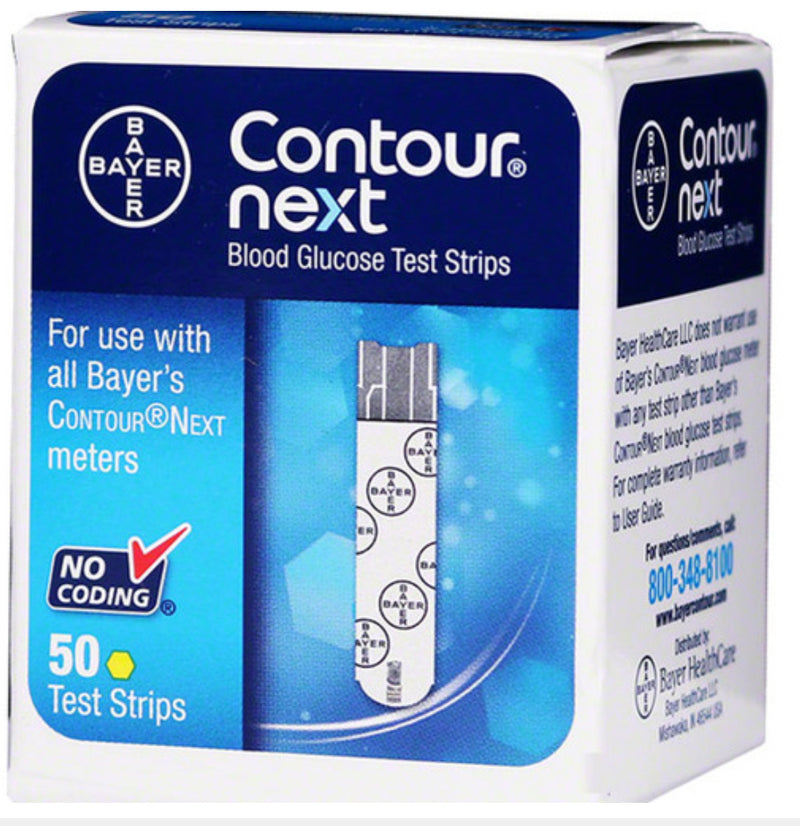 Contour Next Blood Glucose Test Strips 50 Count
